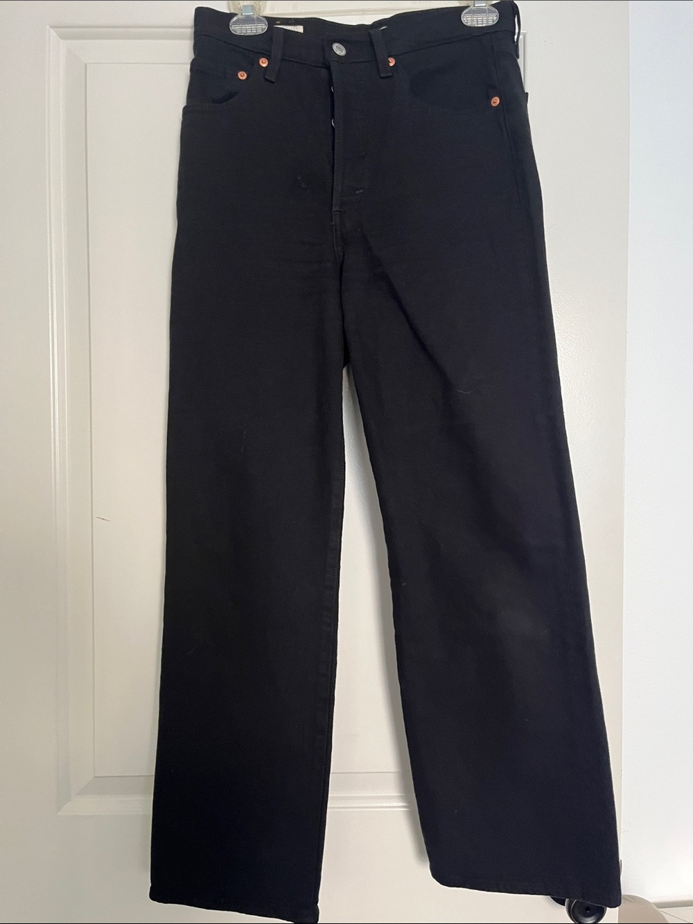 Levi’s Ribcage Straight Black Jeans - Size 27
